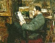 Ernst Josephson portratt av august hagborg Germany oil painting artist
